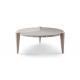 Contemporary Living Room Table 3 Leg Round Wood Coffee Table W009H2