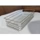 Heat Resistance Stainless Steel Mesh Basket Custom Size 304 316 For Cleaning