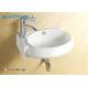 Cupboard art wall hung basin above counter mounting for bathroom or public