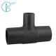 Quick Delivery Hdpe Fusion Fittings Pn16 Buttfusion Fittings Black Reducer Tee