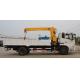Customized Special Purpose Trucks Dongfeng 5 Ton Crane Truck For Cargo