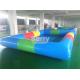 Light Blue Color Portable Water Pool With Inflatable Toys 4x6m