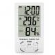 TA308 Digital LCD Temperature Humidity Meter with Clock Household Thermometer