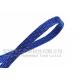 Blue Wear Resistant Heat Shield Wire Loom , Cotton High Temp Wire Wrap