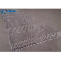 Easy Assemble Woven Gabion Baskets , Gabion Rock Wall Flexible Rigid Solid Structure