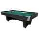 Dark Green 8FT Heavy Duty Pool Table Chromed Metal Corner For Teenages Playing