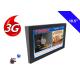 Bus LCD Advertising TV Display Monitor 18.5 Inch 3G Wireless Digital Signage