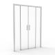 UP2200, 304 # Stainless Steel, Mirrorlight Color ，Screen silding door