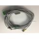 Multi Link ECG Replacement Parts Cable 3 Lead With Integrated Grabber Lead Wire 3.6M