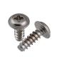 M2.6 201 Stainless Steel Self Tapping Screws Rounded Head Blunt Lamps Use