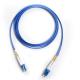 Blue Armored Fiber Optic Patch Cord LC/UPC To LC/UPC SM 2.0mm 10Mtrs LSZH