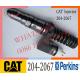 Oem Fuel Injectors 204-2067 162-8809 230-9457 250-1311 For Caterpillar 3152B Engine