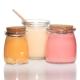 Mini Labelled Storage Jars Pudding Transparent Glass Container