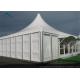 ABS Solid Wall Luxury Pagoda Tents For Commercial Activities 8m * 8m