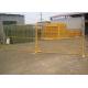 Canada 6ft Height Temp Construction Fence Hot Dip Galvanized Then Powder Coated