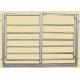 Square Tube 40MM Corral Yard Farm Panel With Gate 2.1 X2.3 Meter  For Farm