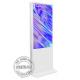 Double Sided Wifi Digital Signage Kiosk 55 Inch White Color Linux System