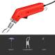 Handheld Hot Knife Fabric Cutter Rope Weaving 60W