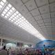 Aluminium Beveled Edge Clip In Snap In Ceiling Metal Suspended Lattice Pattern Panel For Station