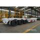 Low loader semi trailer  with 80 tons trailer to carry construction equipment for sale