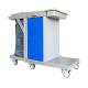 Commercial PP Janitorial Cleaning Trolley With Closed Cabinet