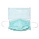 White Disposable Non Woven Face Mask To Prevent Flu 3 Ply Water Resistance