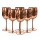 Rose Gold Moet & Chandon Champagne Glasses Flutes Plastic Ice Imperial Acrylic Wine Glass