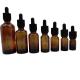100ml Amber Glass Cosmetic Bottles Dropper Ratchet Closure Protect Children