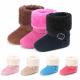 Fancy fuzzy Winter snow warm boy and girl  baby shoes boots