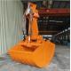 15-40 Ton Excavator Clamshell Bucket Double Cylinder For Hitachi Cat Volvo Case