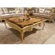 Living room french provincial coffee table / carved coffee table