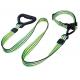 Reflective Green Nylon Dog Collar Leash For Control Safety Training
