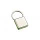Anti Rust Metal Keychain Holder Colorful Snap Hook Keychain Square Plastic