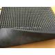 Black Neoprene Rubber Sheet Roll With Continuous Diamond Field Design