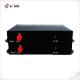 4Ch RCA Audio Over Fiber Media Converter Receiver AC Power Supply