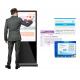 4K UHD 55 inch Floor stand touchscreen Monitor PC kiosk with Win10/11 Android OS