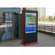 1500cd/m2 Outdoor Lcd Digital Signage Totem 55 Bus Station IP65 Advertising Kiosk