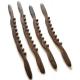 Personal Health Care 8 Beads Wooden GuaSha Massage Stick for Meridian Scrapping Therapy