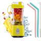 Braising Cups for Smoothie and Shakes Mini Blender with Six Blades for Baby Food Travel Gym and More