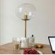 Nordic Marble Table Lamp Modern Glass Table Lamp For Living Room Bedroom(WH-MTB-96)