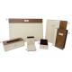 Tea Leaf Box Note Pad Guest Amenities Suppliers Leather And Wood Series