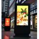 75 Inch LCD Digital Signage Touch Screen Totem 4K UHD Resolution