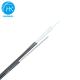 FTTH 8figure Self Supporting Outdoor Drop Fiber Optical Cable Black With Steel Wire