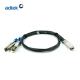 100G DAC Direct Attach Cable QSFP28 / 4SFP Copper Twinax Cable 1M Black