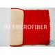 Red Color Big Chenille Bathroom Door Microfiber Mat Super Soft Super Useful Home Essential