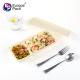 Microwave Safe Compostable Takeaway Food Container Disposable Corn Starch Plastic Bento Lunch Box