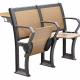 Foldable Iron Metal Plywood Wooden Desk And Chair Set For School Lecture Hall