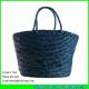 LUDA navy blue handbags expensive raffia bags crochet straw handbags