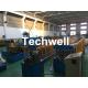 Steel Galvanized Ridge Cap Roll Forming Machine With Hydraulic Cutting For Making Roof Panels