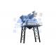 Hydraulic Twin Shaft JS1500 Concrete Mixer Automatic Bucket Feeding 2 * 30kw Mixing Power